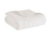 Gotewadi White Oversized Quilted Throw