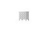 Ichalkaranji White Wood Drawer Nightstand