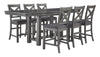 Balikre Gray Counter Height Extension Table
