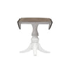 Asalaj Antique White Drop Leaf Table
