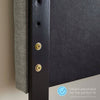 Gudewadi Charcoal Velvet Full Queen Headboard