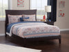 Longhe Espresso Traditional King Bed