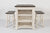 Canopy Vintage White 3pc Counter Height Set