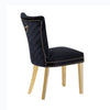 Chimane 2 Black Gold Leg Dining Chairs