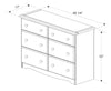 Jatharwadi White 4pc Bedroom Set with Full Platform Bed