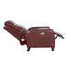 Arul Cabernet Power Recliner With Head Rest And Lumbar