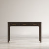 Lolane Dark Brown Chevron 3 Drawer USB Charging Desk