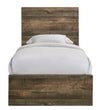 Alabadevi Walnut Twin Panel Bed