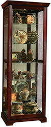 Malapude Victorian Cherry Two Way Sliding Door Curio