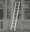 Khebavade White 6pc Library Wall with Ladder