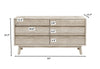 Jadhavwadi Light Brown Grey 6 Drawer Dresser