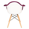 Jayshingpur 4 Purple Velvet Accent Chairs