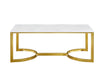 Ambavane Gold Coffee Table