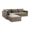 Jotewadi Taupe Modular LAF Sectional