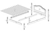 Jatharwadi White Solid Wood Full Platform Bed