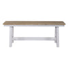 Amashi Weathered White Sandstone 6pc Dining Room Set