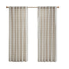 Karanje Natural Fleece Lining Curtain Panel- 50 x 84