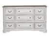 Asalaj Antique White 9 Drawer Dresser