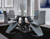 Dark Grey Ultra Modern 5pc Dining Room Set