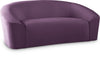 Chichvad Purple Velvet Loveseat