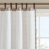 Karanje Brown Plaid Curtain Panel With Fleece Lining - 50 x 84