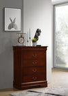 Ghungur Cherry Wood 4 Drawers Chest
