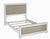 Nebula White Queen Upholstered Bed