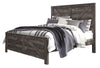 Kurkunde Gray 2pc Bedroom Set With King Panel Bed