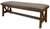Chawl Loft Two Tone Gray Brown Bench