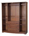 Khupire Mocha 4 Small Shelves Wardrobes