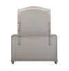 Ameni Metallic Platinum Wood Mirror