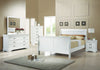 Majareshirgaon White 2pc Bedroom Set with Full Bed