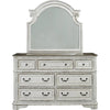 Asalaj White 4pc Cal King Panel Bedroom Set