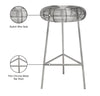 Golivane Silver Bar Stool