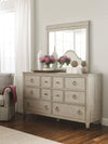 Olavan Oyster 4pc Bedroom Set With Cal King Bed