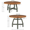 Ainapur Amber Graphite 3pc Round Dining Set