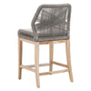 Koparde Platinum Smoke Gray Outdoor Counter Height Stool