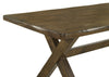 Bhadagaon Knotty Nutmeg X Shaped Dining Table