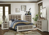 Kaulav Gray White King Bed