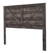 Kurkunde Gray 2pc Bedroom Set With King Headboard