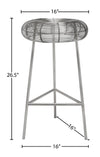Golivane Silver Counter Height Stool