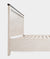 Canopy Vintage White Queen Panel Headboard
