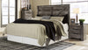 Kurkunde Gray 2pc Bedroom Set With King Headboard