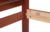 Jatharwadi Mahogany Solid Wood Twin Platform Bed