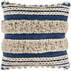 Marale Navy Cream Pillow Cover - 22x22