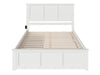 Kolindre White Queen Bed with Matching Foot Board and 2 Urban Drawers