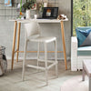 Bubnal 2 Light Grey Stackable Bar Stools