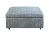 Bambavade Blue Ottoman