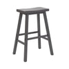 Kaurwadi Gray 24 Inch Sawhorse Counter Stool