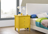Panore Yellow 3 Drawers Nightstand